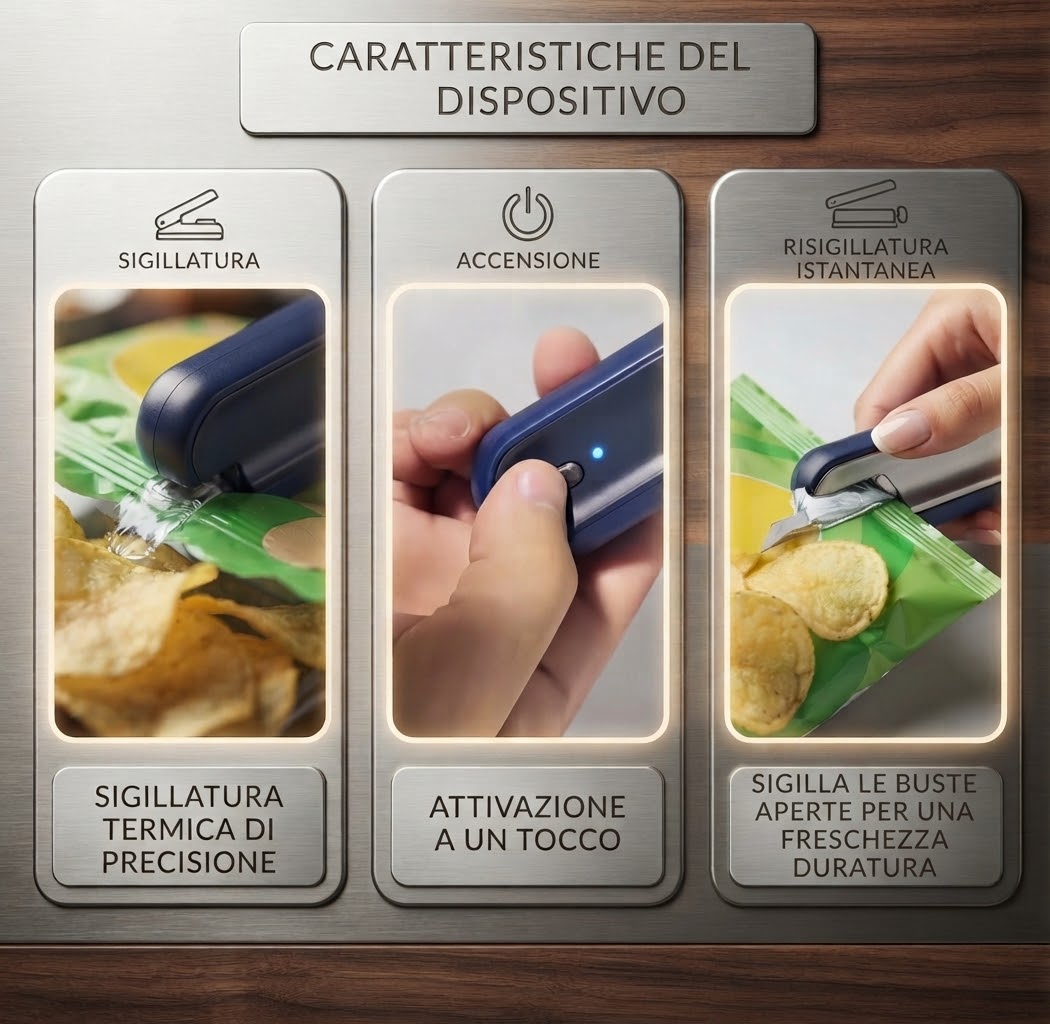 Mini sigillatrice portatile per sacchetti di calore Sigillatrice per sacchetti di plastica